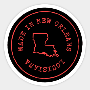 Made in Louisiana T-Shirt Sticker